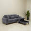 Canapé modulaire réversible 77,22 po avec repose-pieds pour salon-1848945607