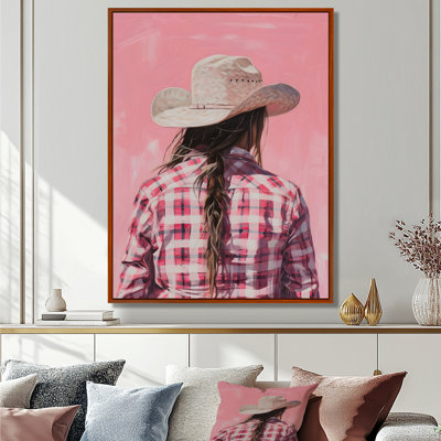 Cow-Girl au Stampede de Calgary - salon d'art mural Cowgirls
