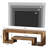 Industrial 63" W Wooden  Farmhouse Vintage Entertainment Center TV Stand for 55/60/65 Inches / Modern Media Television /Storage Shelves /Console Table-723206230