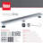 Stainless Steel Linear Shower Drain Wave Grate-85217458