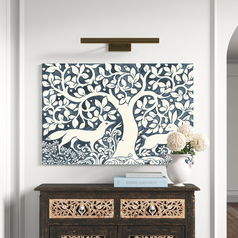 Zain Perrie Forest Life III par Miranda Thomas - Peinture sur toile, H 32 po x l 48 po