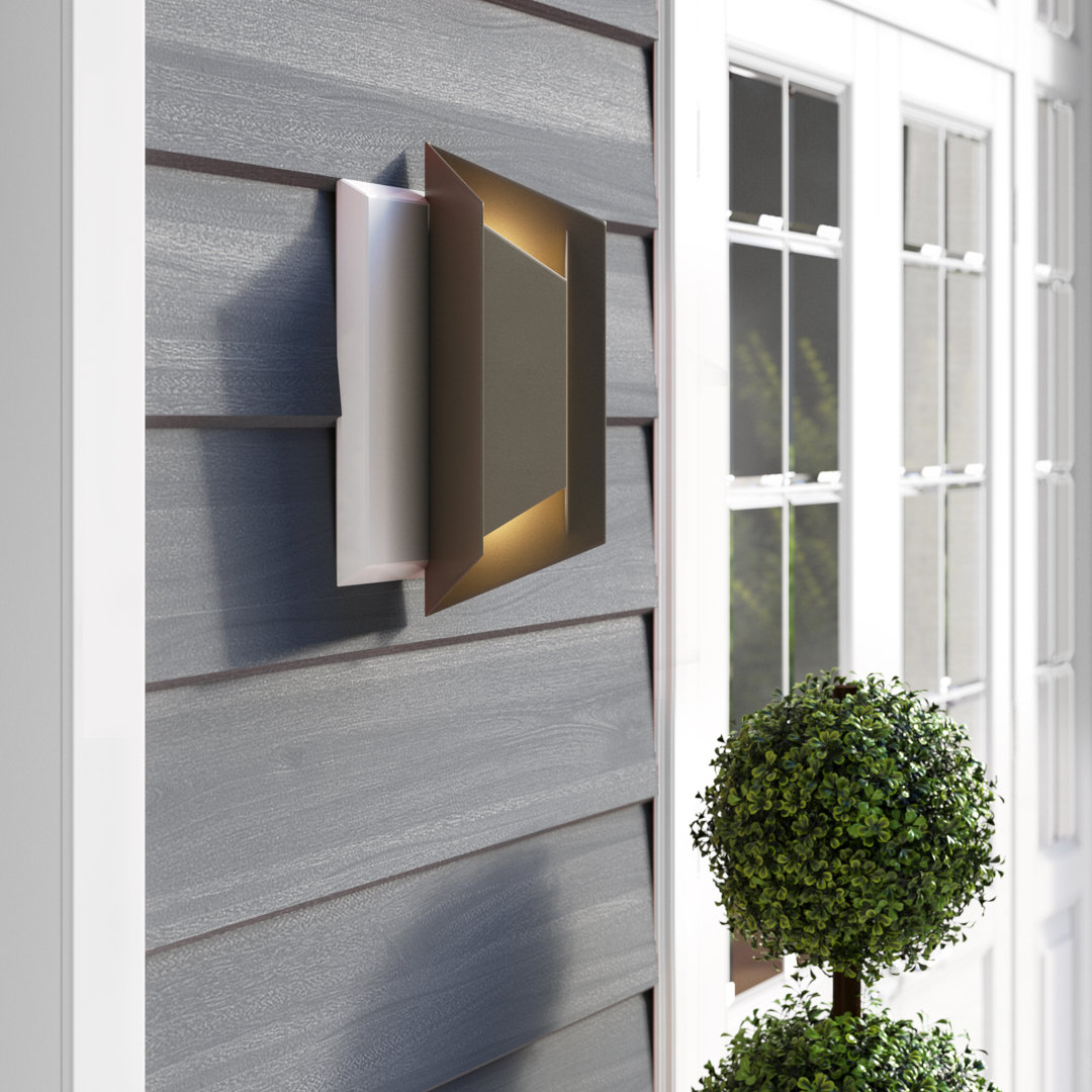 Lex Integrated LED Aluminum Geometric Wall Sconce Hinkley 