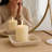 Creative Home Natural Champagne Marble Boat Shaped Candle Holder Tray Accessory Organize Tray Bathroom Countertop Organizer-1029668080-1029484399