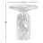 Dalissa Resin End Table with Marble Finish-1203217079