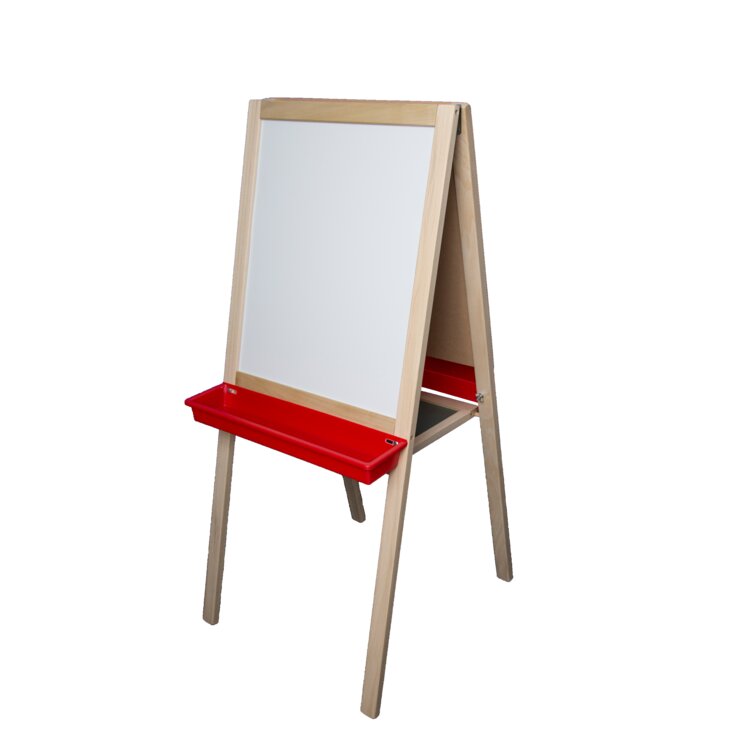 Tripod Non-Magnetic Dry-Erase Whiteboard Easel, 29 3/8 x 44