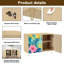 Buffet avec fleurs tropicales Mid-Century Modern Art