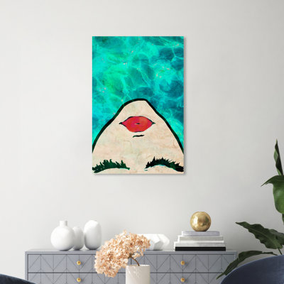 " Water Coveted Aqua " Painting Print