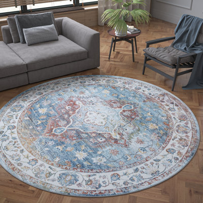 Tapis oriental / bleu campagnard Oriental Chic
