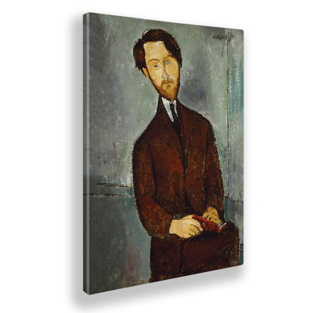 Wandbild Leopold Zborowski von Amedeo Modigliani