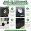 House Of Home BBQ 95cm W Barrel Charcoal Grill