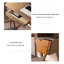 Bureau chic en bois massif: contraste moderne et utilitaire-109691260