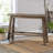 Colynn Saddle Seat Bench with Angled Frame, Sandblasted Acacia Wood-1829811174