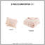 Édredon rose double / grand - et lit en tissu lavable à la machine facile d'entretien-124283875-124283871
