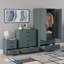 Maybery 3 Piece Bedroom Set (3 Drawer Bedside Chest, 5 Drawer Chest, 2 Door 2 Drawer Wardrobe), (4)-1703708179