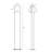 Triform Compact Grey Integrated LED Metal Bollard Light-655775369-655775477