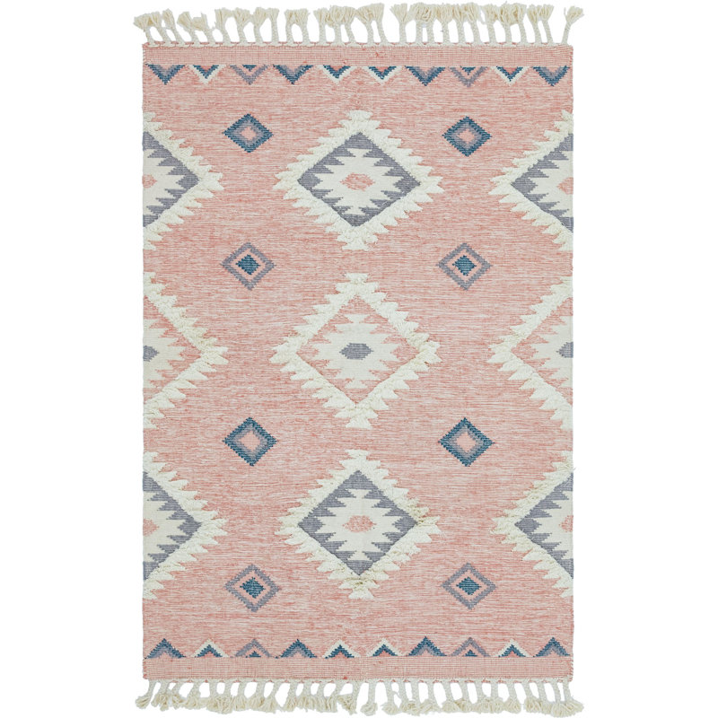 Tapis sud-ouest / auberge Alenah couleur bonbon, Rectangle 6 pi x 9 pi