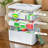 3-Tier Medicine Organizer - Portable Medicine Cabinet With Plastic Handle, Multipurpose Medical Box With Pill Box, Empty First Aid Kit For Home