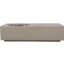 50,000 Grey Magnesium Oxide Patio Fireplace, Modern Look Fire Pit, Rectangle Shape, Hue