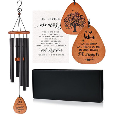 Memorial Wind Chimes For Loss Of Loved One, Sympathy Wind Chimes Gift, Bereavement Gifts, Beautiful Outdoor Garden Decor With Soothing Melodic Tones