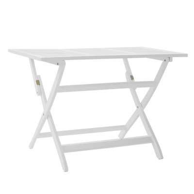 43.5'' Folding Table - Built With Wood Weather For Outdoor Recreation