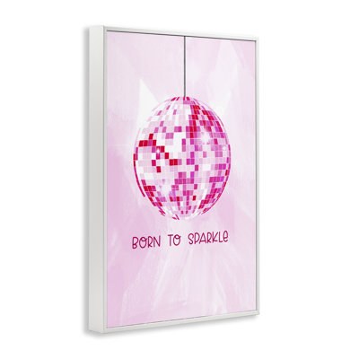 «Born To Sparkle Disco», estampe numérique par JJ Design House, LLC.