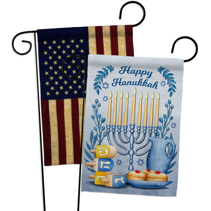 Drapeau de jardin en polyester 1 face x 1 pi 7 pi Winter Yard