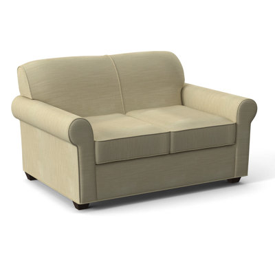 Finn 59" Rolled Arm Sofa Bed Loveseat with Reversible Cushions