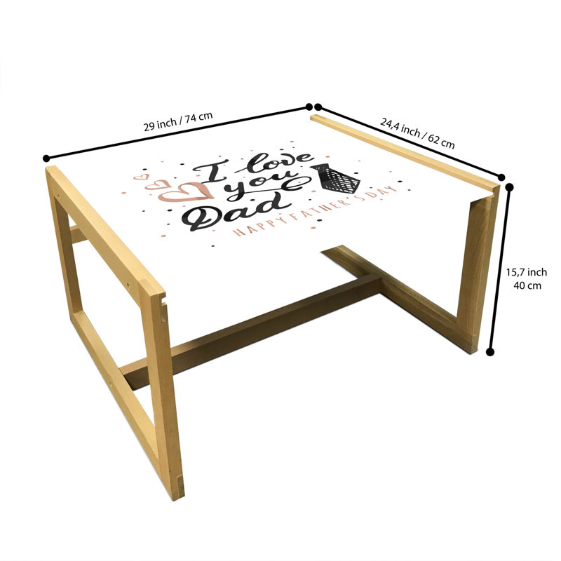 Kailee Sled Coffee Table, 40cm H x 74cm W x 62cm D