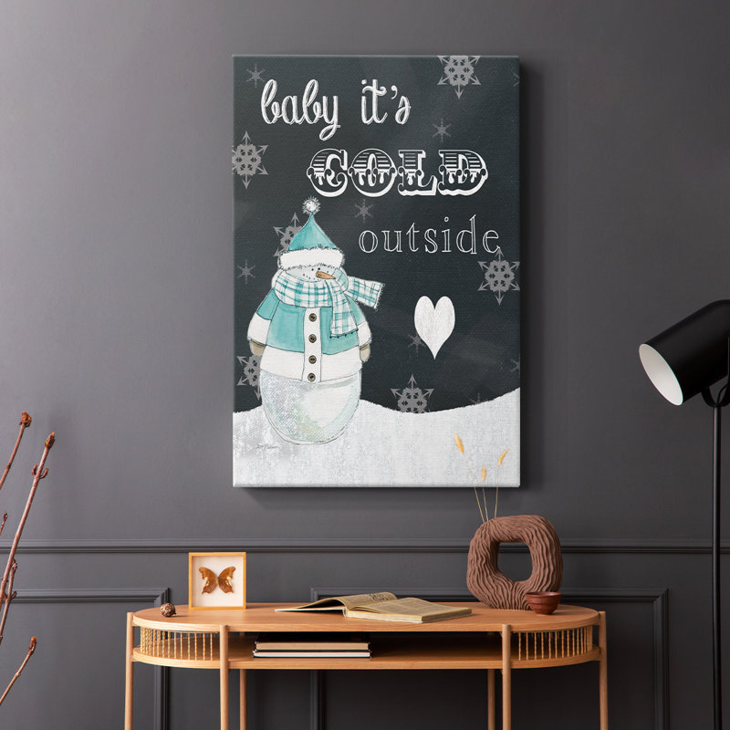 Baby It's Cold Outside -Gallery Wrapped Cavas, 60" H x 40" W