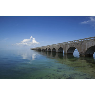 The 7 Mile Bridge - Wrapped Canvas Print
