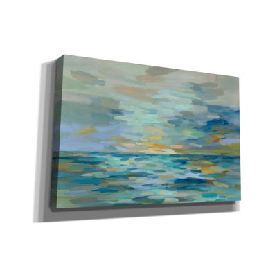 «Pastel Blue Sea» par Silvia Vassileva, art mural sur toile
