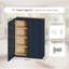 Armoire de salle de bain, armoire murale bleu marine Shaker 33 po