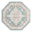 Tapis oriental turquoise Sascha-867029972
