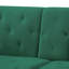 Canapé en velours à accoudoirs arrondis 72,4 po Ewere-81666743