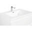 Meuble-lavabo de 76 cm (30 po), lavabo en résine et tiroirs à fermeture amortie. Blanc brillant 24v11-30gw. Meuble suspendu avec lavabo intégré, gain de place. Meuble moderne. Accessoire de luxe