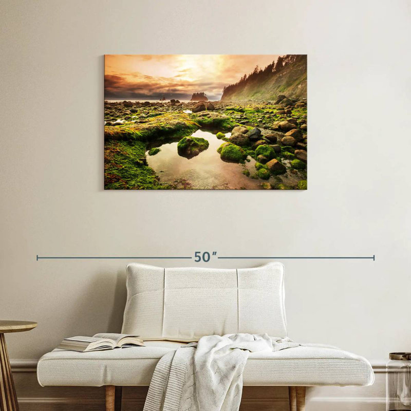 Gillard Olympic Park Mossy Rocks, 24" H x 36" W