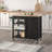 Domenique Solid Wood Top Kitchen Cart-882127542