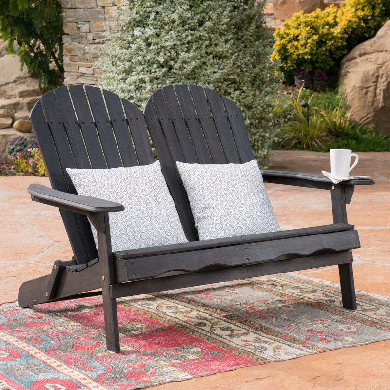 Causeuse Adirondack Classic, Gris foncé