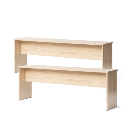 Modern Farmhouse Rectangular Wooden Entryway Bench