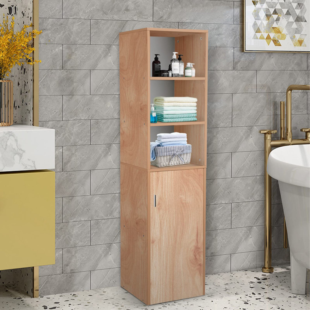 Marcucci 40Cm W x 162.3Cm H x 40Cm D Free-Standing Tall Bathroom Cabinet