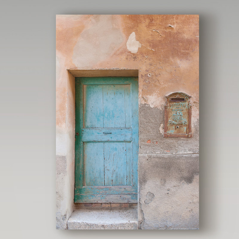 La boîte aux lettres antique par Michael Blanchette, reproduction de photo sur toile tendue, H 19 po x l 12 po