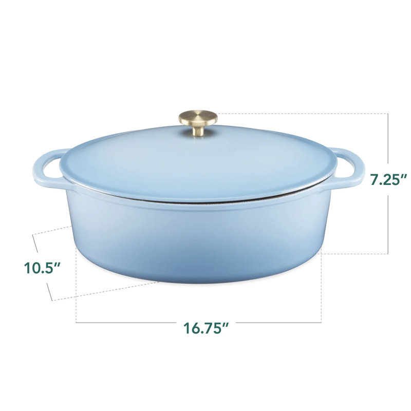 Dutch Oven Cookware, Cornflower Blue
