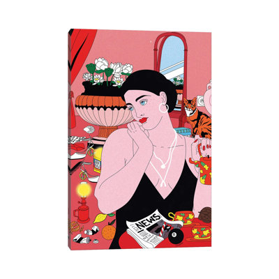 Thinking by Cosmo - Print on Canvas