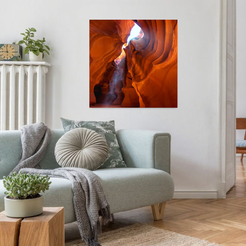 Art mural abstrait contemporain C C, H 32 po x l 32 po