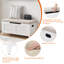 Banc de rangement de 42 po - coffre à jouets en bois avec siège et 2 charnières de sécurité, coffre de rangement à coffre rabattable