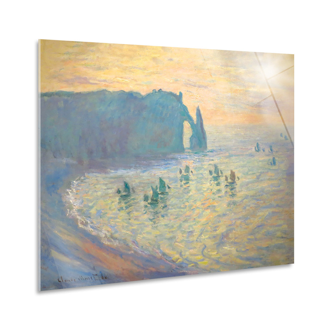 Wandbild Cliff panorama von Claude Monet