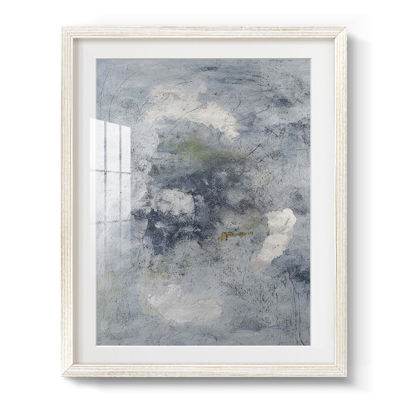 Indigo Dreamscape I - impression encadrée, H 25,5 po x l 17,5 po, Blanc