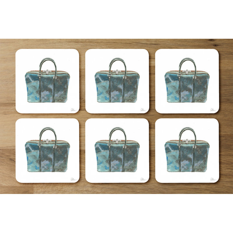 Square 6 Piece Coaster Set