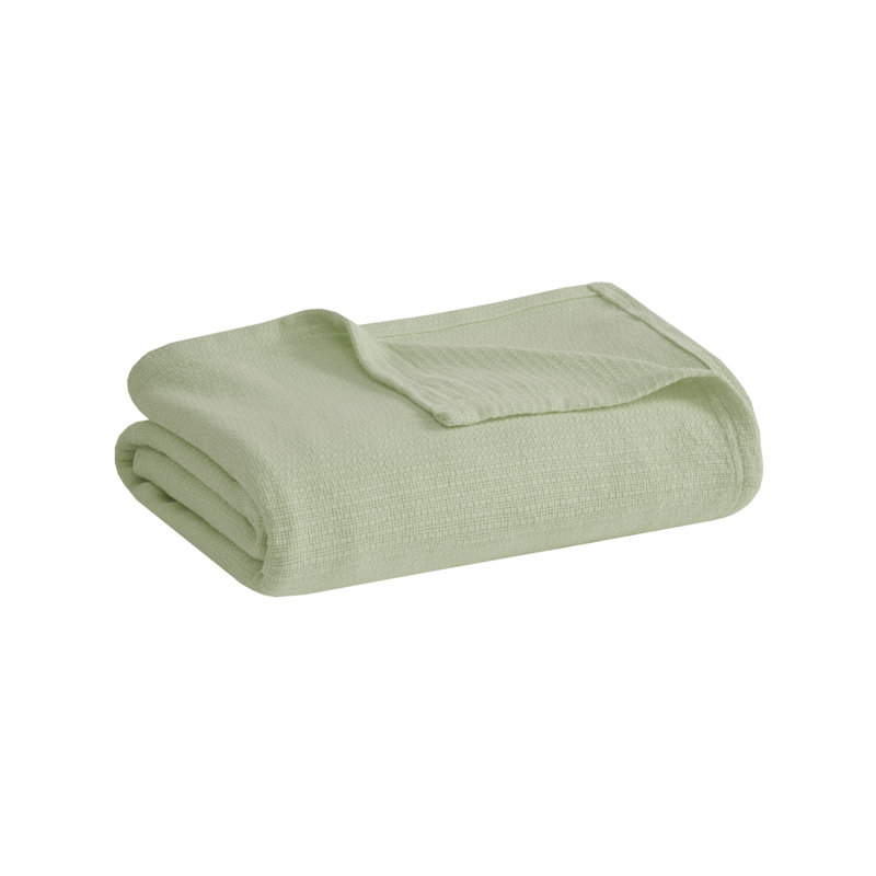 1 couverture de coton double / grand vert PCS, L 90 po x l 90 po