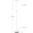 Sky Flux Industrial 63" Dimmable LED Floor Lamp with Adjustable Head-871956149-933276331